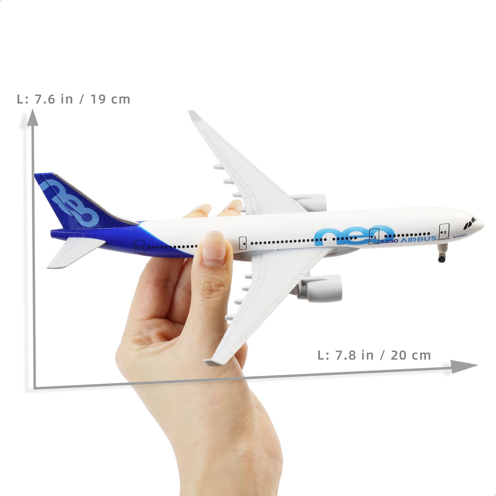 Amazon.co.jp: QIYUMOKE 1/300 A330 neo ダイカスト金属製飛行機模型